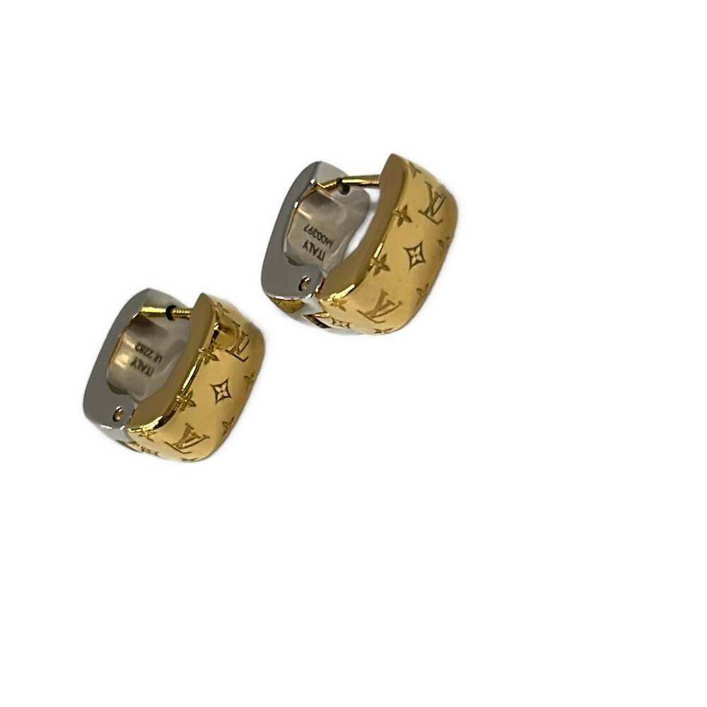 Louis Vuitton Bookreille Nanogram Others Earrings M00397 Gold Silver